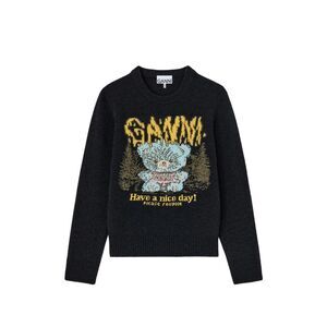 Ganni Black Knitwear - Jumpers Women